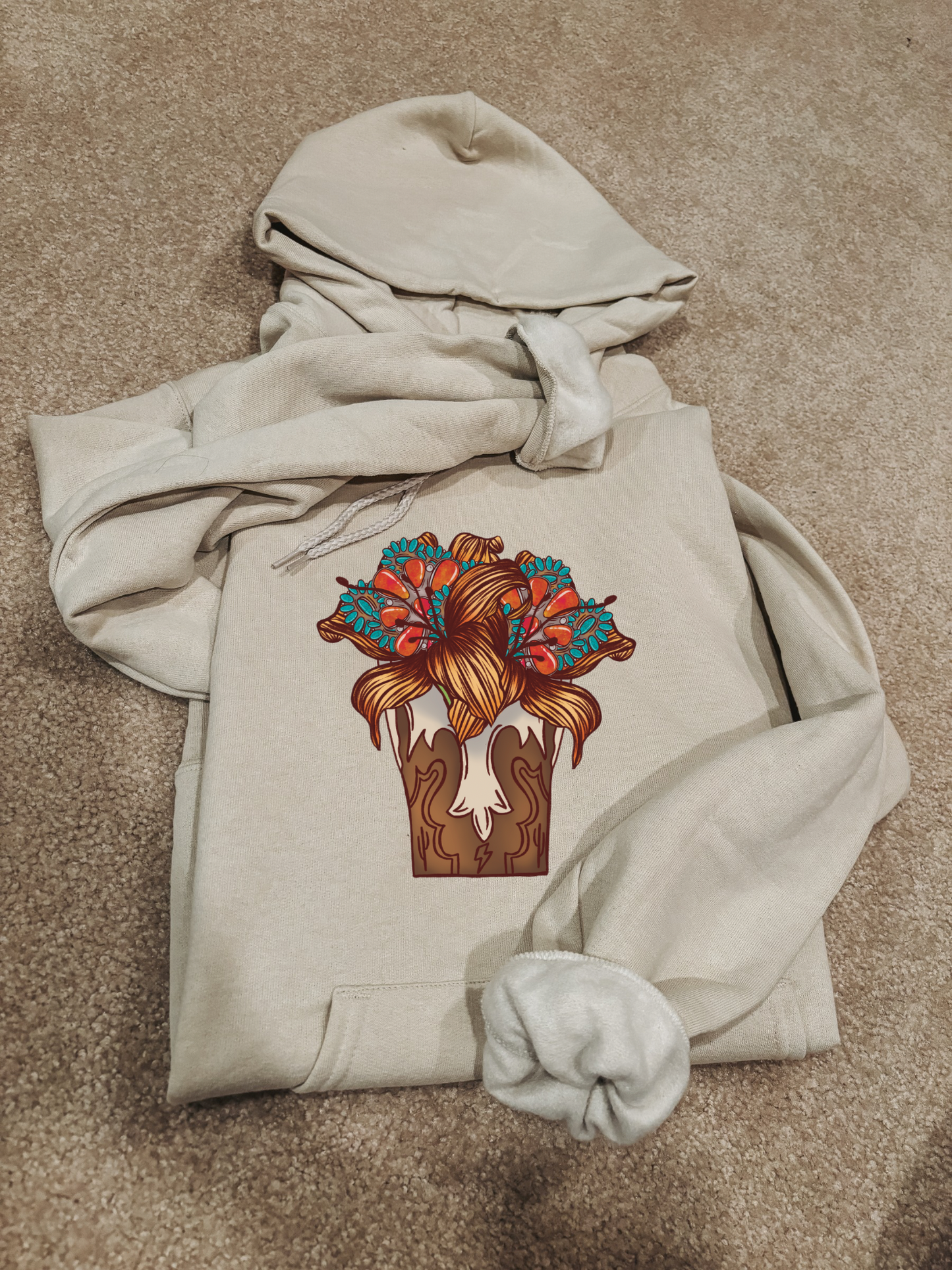 The Cowgirl Boot Sweatshirt