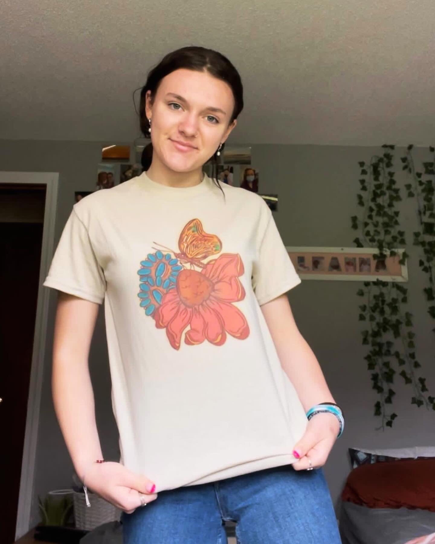 The Turquoise Butterfly Tee